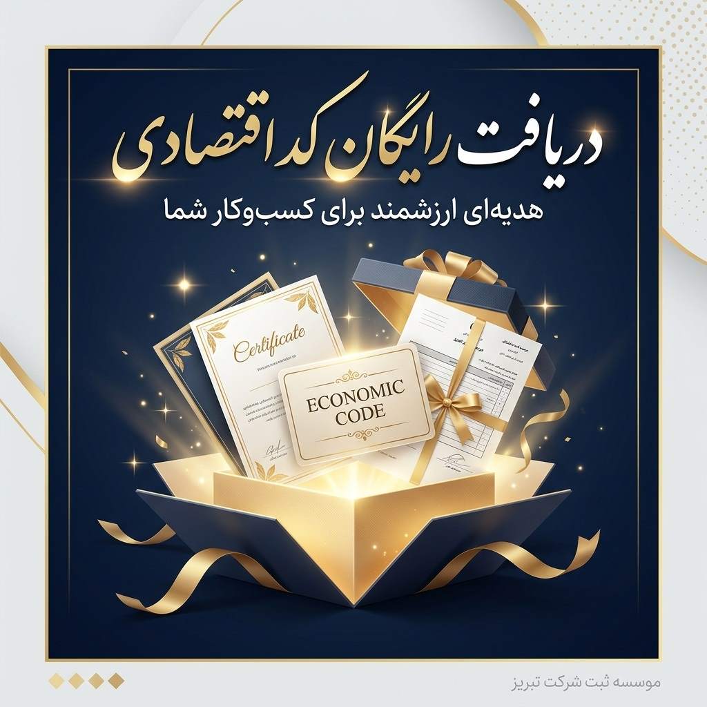 دریافت کد اقتصادی رایگان بعد از ثبت شرکت در تبریز